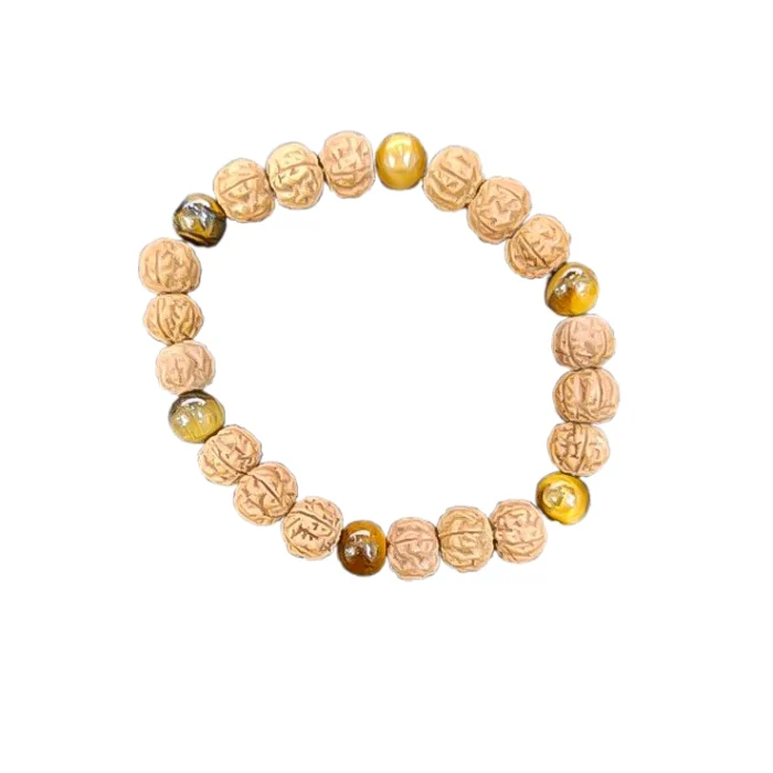 Rudraksha Tiger Eye Protection Bracelet
