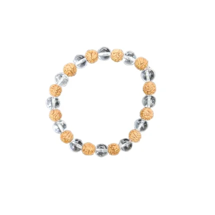 Rudraksha Sphatik Harmony Healing Bracelet