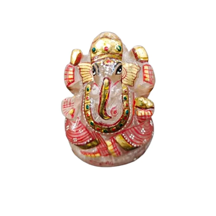 Rose Quartz Ganesha Murti