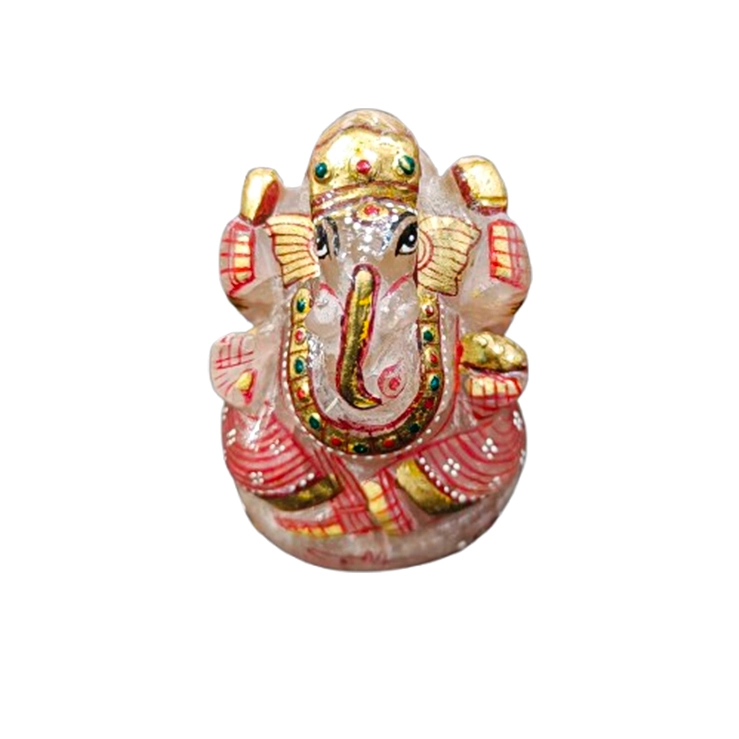 Rose Quartz Ganesha Murti