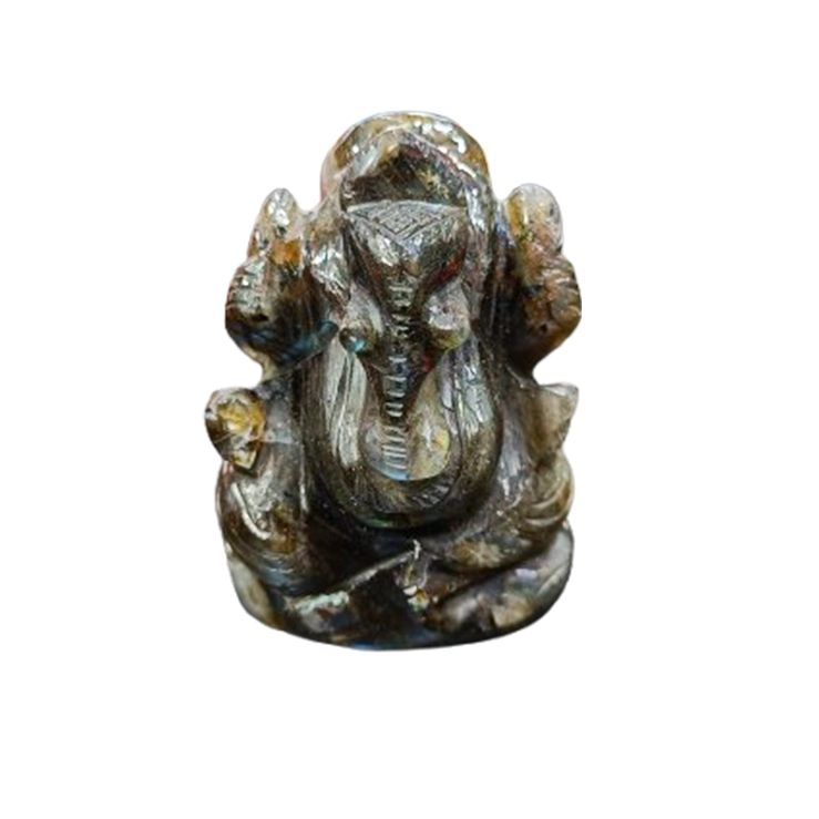 Labradorite Ganesha Murti
