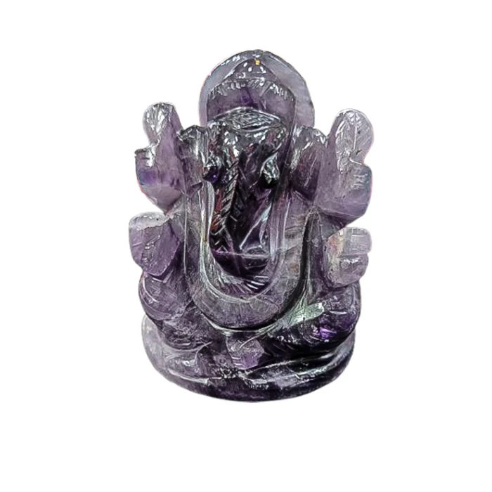 amethyst ganesha murti